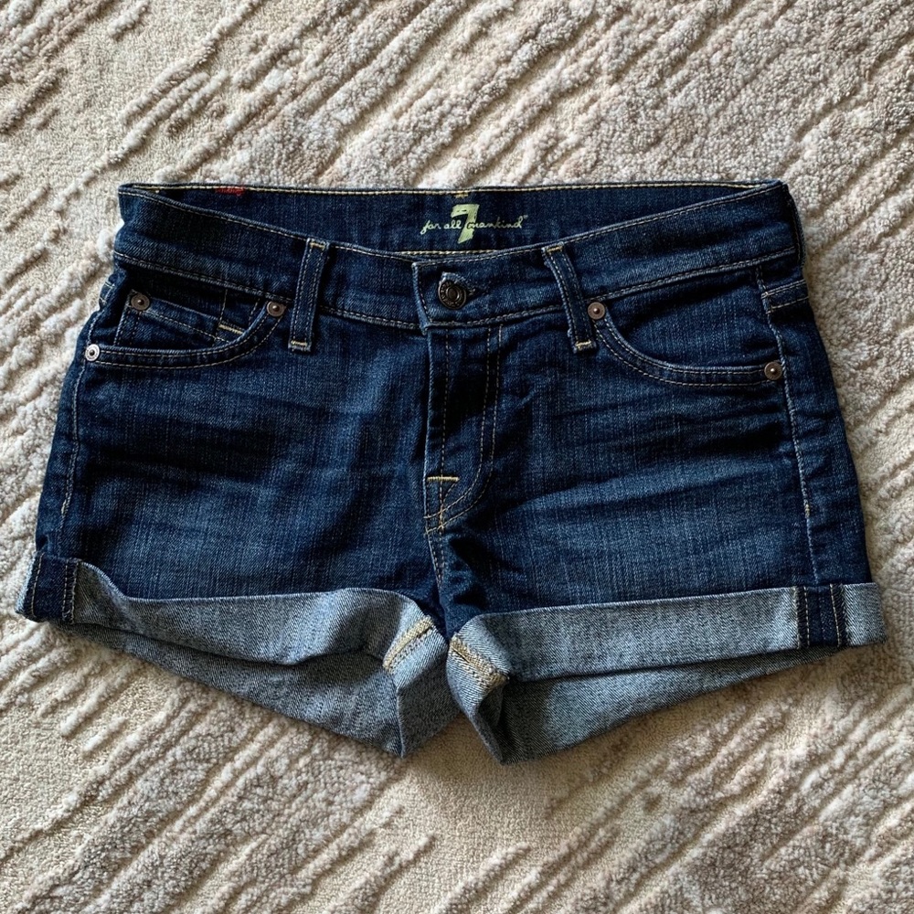 7 For All Mankind Jean Shorts